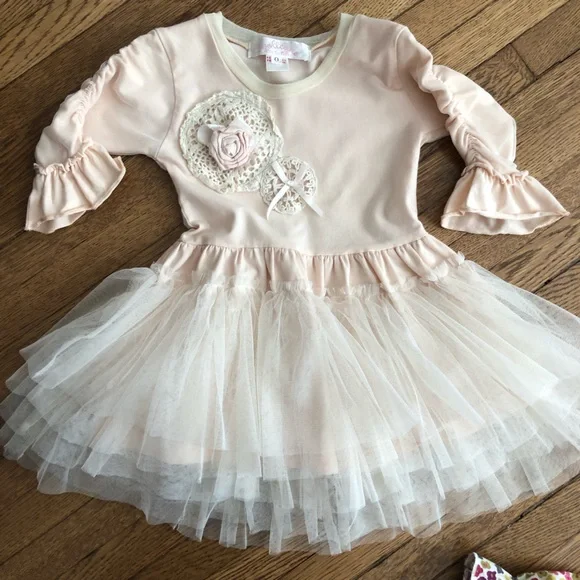 Dollcake Oh So Girly dress size 0 tutu tulle skirt 6-9 months